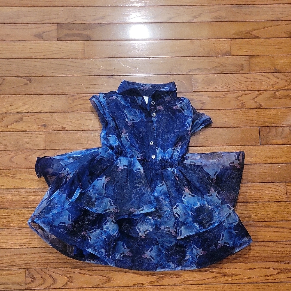 Disney Blue Dress with Sparkling Accents